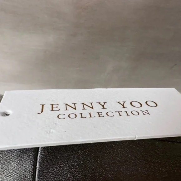 Jenny Yoo Brenna style Sage long cocktail gown/bridesmaid dress NWT sz 14 - Picture 11 of 16